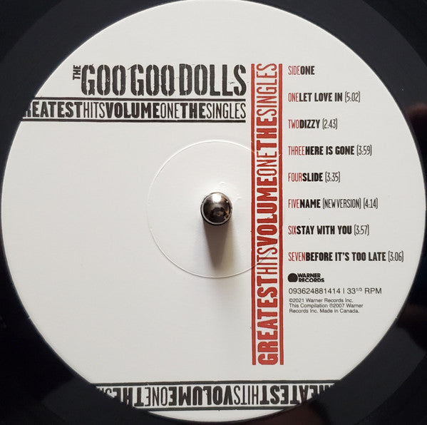 Goo Goo Dolls : The Goo Goo Dolls Greatest Hits Volume One The Singles (LP,Album,Compilation,Stereo)