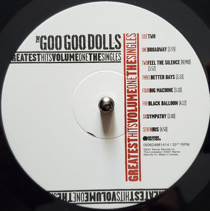 Goo Goo Dolls : The Goo Goo Dolls Greatest Hits Volume One The Singles (LP,Album,Compilation,Stereo)