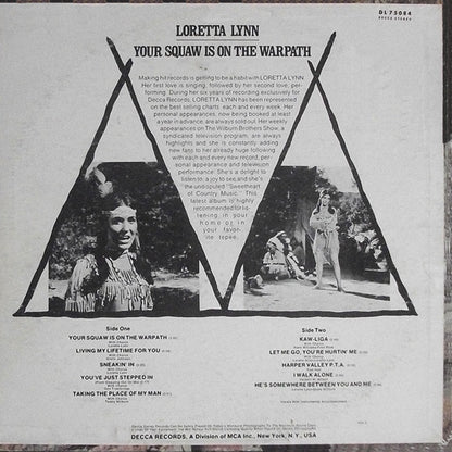 Loretta Lynn : Your Squaw Is On The Warpath (LP,Album,Stereo)