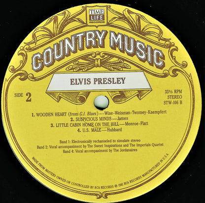 Elvis Presley : Country Music (LP,Compilation)