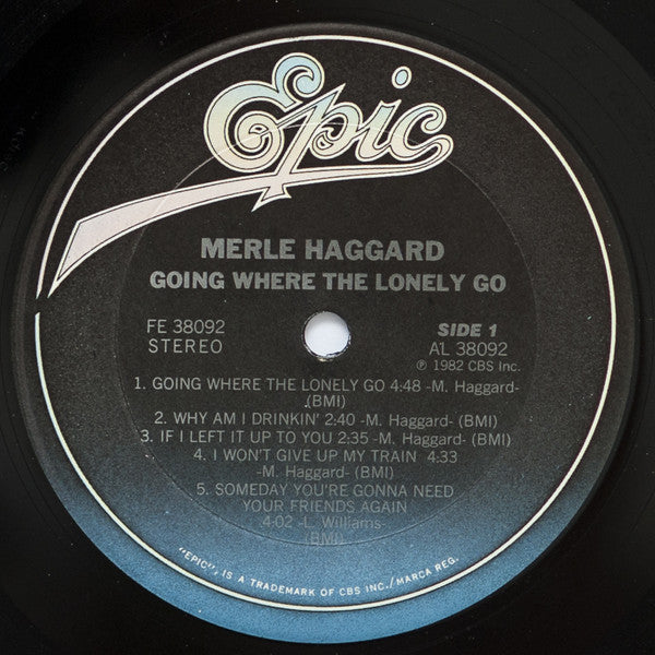 Merle Haggard : Going Where The Lonely Go (LP,Album)