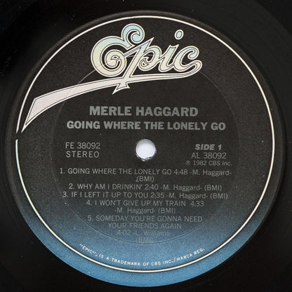 Merle Haggard : Going Where The Lonely Go (LP,Album)