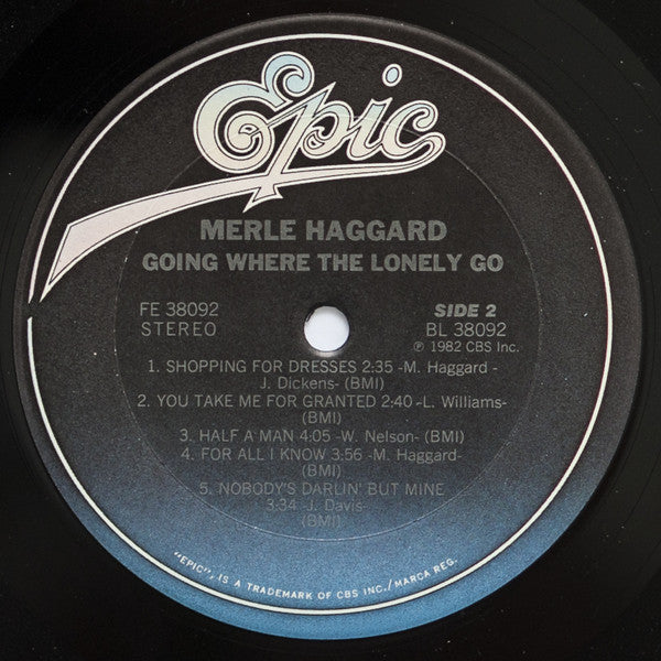 Merle Haggard : Going Where The Lonely Go (LP,Album)