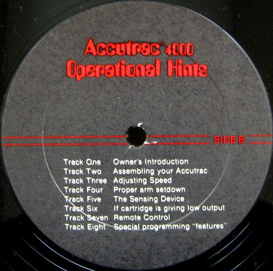 Unknown Artist : Seeing Is Believing - Accutrac 4000 (LP)