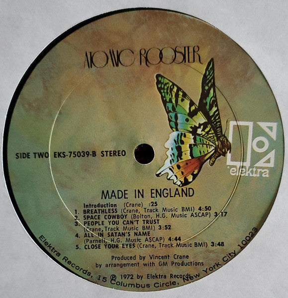 Atomic Rooster : Made In England (LP,Album,Stereo)