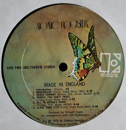 Atomic Rooster : Made In England (LP,Album,Stereo)
