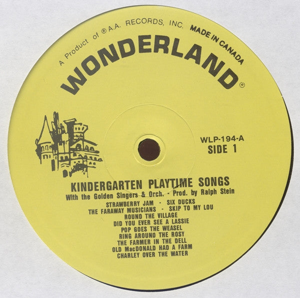 Golden Orchestra And Chorus : Kindergarten Playtime Songs (LP)