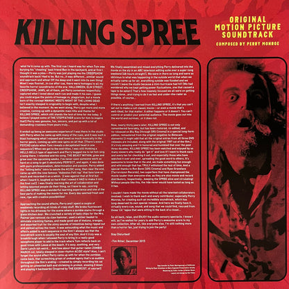 Perry Monroe : Killing Spree (Original Motion Picture Soundtrack) (LP,Limited Edition)