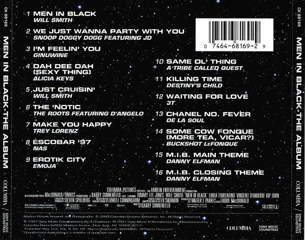 Various : Men In Black (The Album) (Album,Compilation,Stereo)