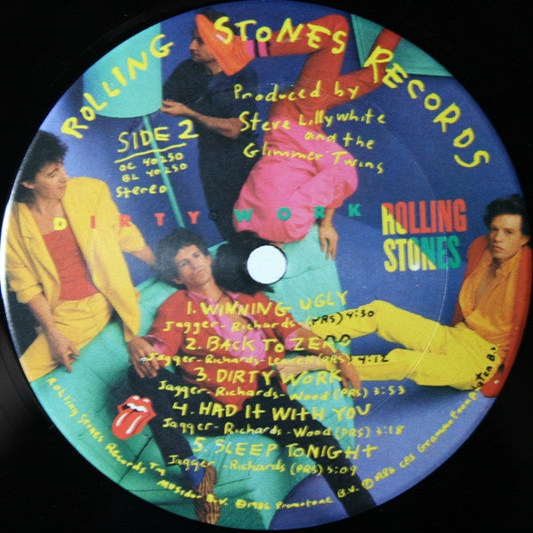 Rolling Stones, The : Dirty Work (LP,Album,Stereo)
