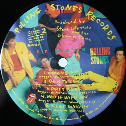 Rolling Stones, The : Dirty Work (LP,Album,Stereo)