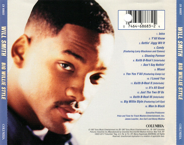 洋楽 G-RAP BIG WILLIE & BIG PRODEJE (LP) Buy Will Smith : Big Willie Style (Album) now! – Nail City Record