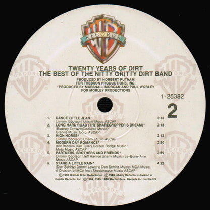 Nitty Gritty Dirt Band : Twenty Years Of Dirt - The Best Of The Nitty Gritty Dirt Band (LP,Compilation)