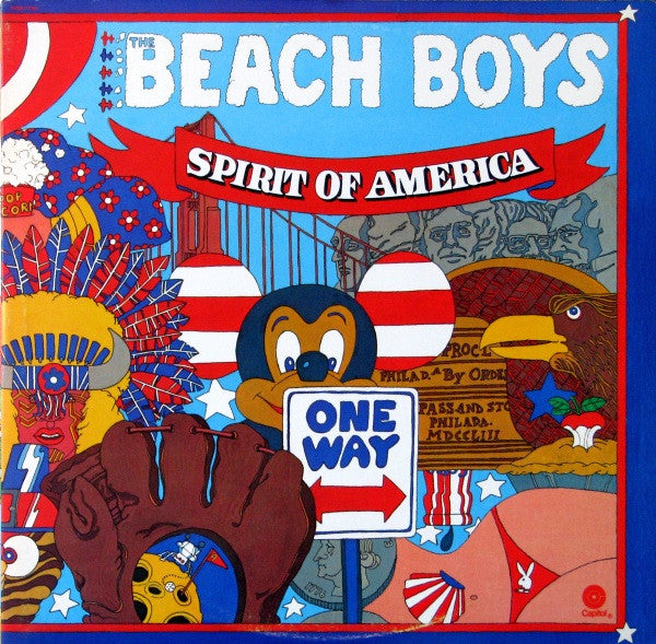 Beach Boys, The : Spirit Of America (LP,Compilation,Reissue,Repress)
