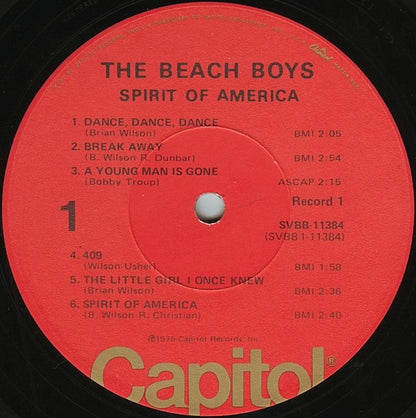 Beach Boys, The : Spirit Of America (LP,Compilation,Reissue,Repress)
