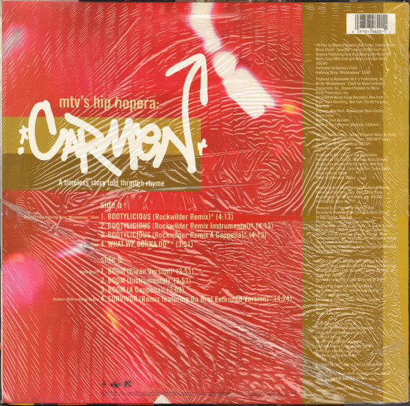 Various : MTV's Hip Hopera: Carmen (12",33 ⅓ RPM)