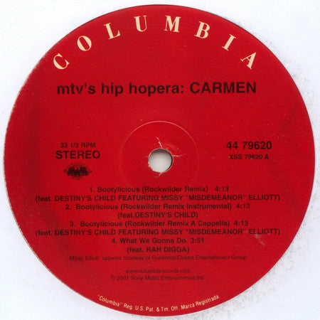 Various : MTV's Hip Hopera: Carmen (12",33 ⅓ RPM)