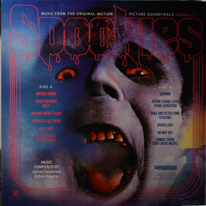 James Calabrese & Ken Higgins : Spookies (Music From The Original Motion Picture Soundtrack) (LP,45 RPM,Album,Limited Edition,Reissue)