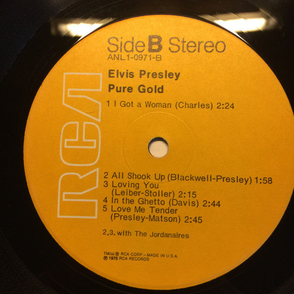 Elvis Presley : Pure Gold (LP,Compilation,Stereo)
