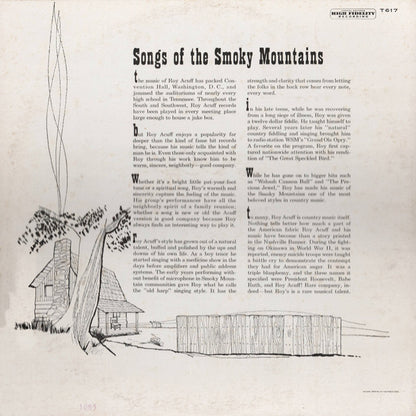Roy Acuff And His Smoky Mountain Boys : Songs Of The Smoky Mountains (LP,Album,Mono)