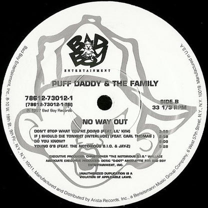 Puff Daddy & The Family : No Way Out (LP,Album)