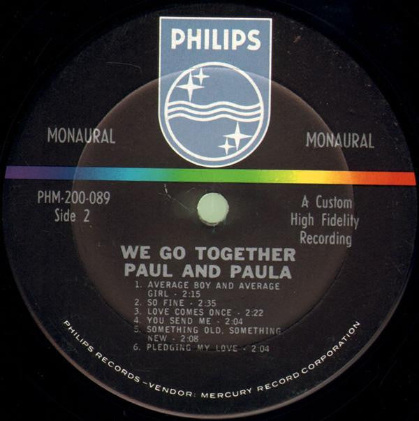 Paul & Paula : We Go Together (LP,Album,Mono)
