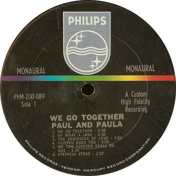 Paul & Paula : We Go Together (LP,Album,Mono)