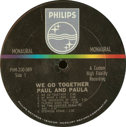 Paul & Paula : We Go Together (LP,Album,Mono)