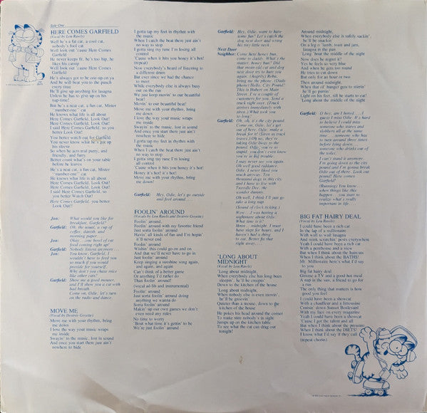 Lou Rawls And Desiree Goyette : Here Comes Garfield (LP,Album)