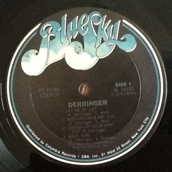 Derringer (2) : Derringer (LP,Album)