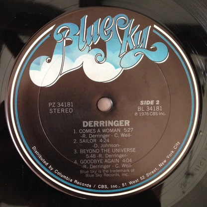 Derringer (2) : Derringer (LP,Album)