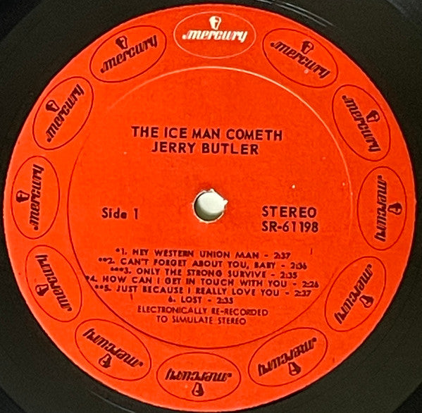 Jerry Butler : The Ice Man Cometh (LP,Album,Stereo)