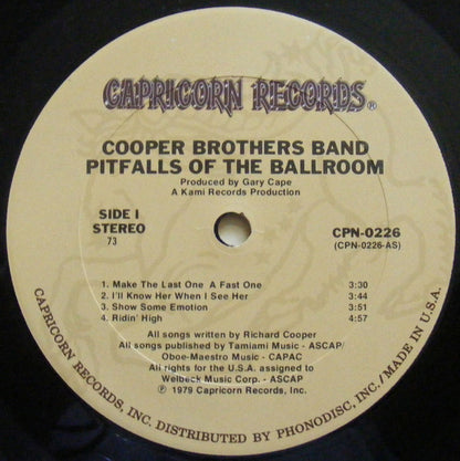 Cooper Brothers : Pitfalls Of The Ballroom (LP,Album)