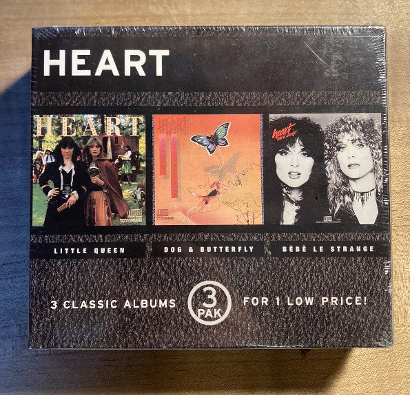 Heart : 3 Classic Albums For 1 Low Price! (Little Queen, Dog & Butterfly, Bèbè Le Strange) (Compilation)