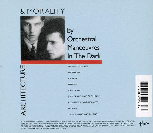 Orchestral Manoeuvres In The Dark : Architecture & Morality (Album,Remastered,Repress)