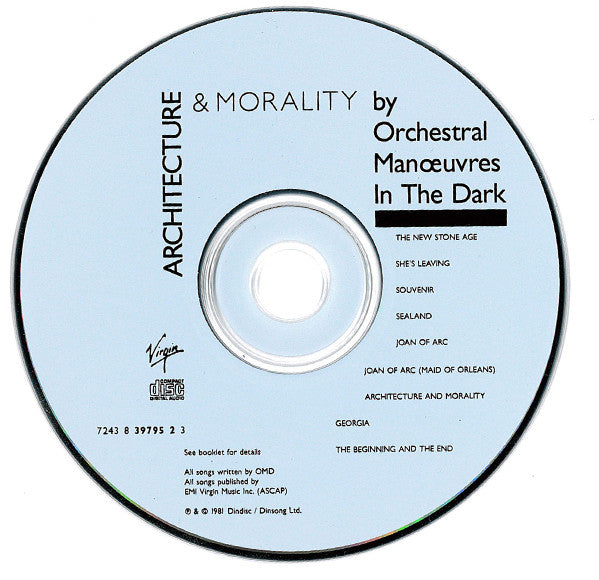 Orchestral Manoeuvres In The Dark : Architecture & Morality (Album,Remastered,Repress)