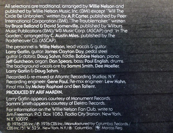 Willie Nelson : The Troublemaker (LP,Album)