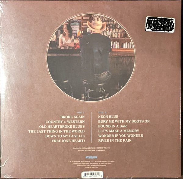 Joshua Hedley : Neon Blue (LP,Stereo)