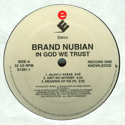Brand Nubian : In God We Trust (LP,Album)