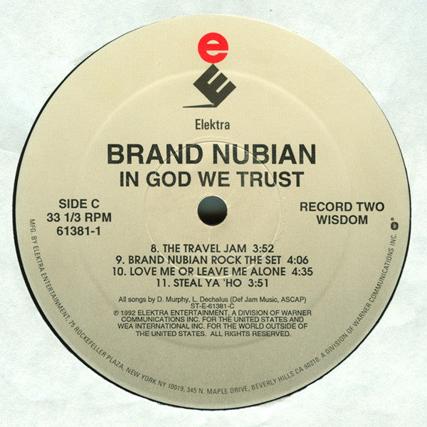 Brand Nubian : In God We Trust (LP,Album)