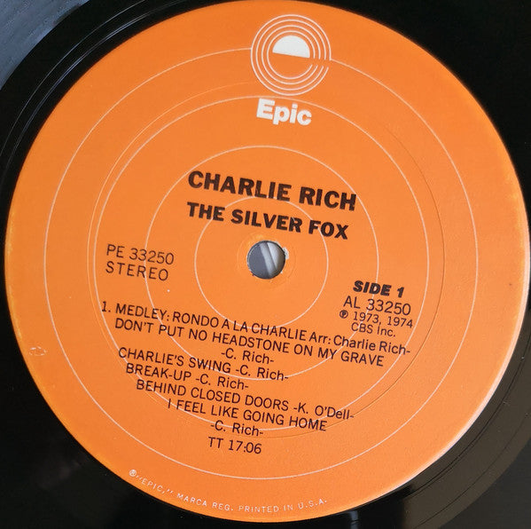 Charlie Rich : The Silver Fox (LP)