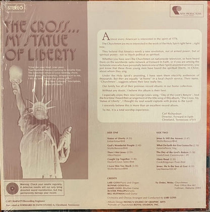 Churchmen (4), The : The Cross … My Statue Of Liberty (LP,Album,Stereo)