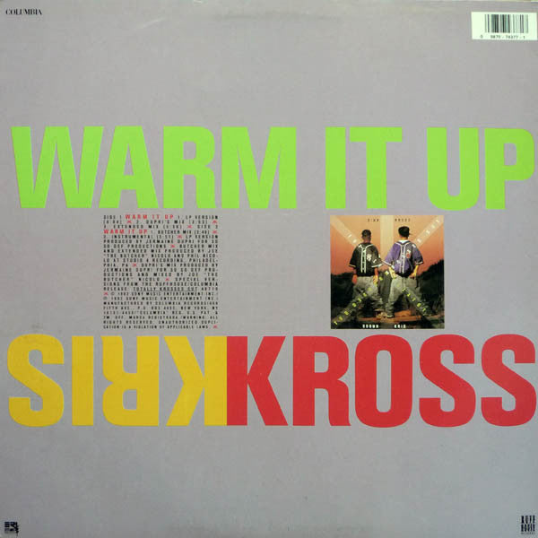 Kris Kross : Warm It Up (12",33 ⅓ RPM,Stereo)