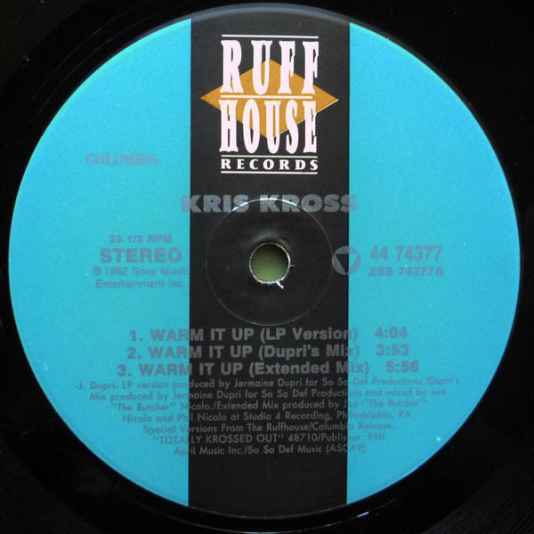Kris Kross : Warm It Up (12",33 ⅓ RPM,Stereo)