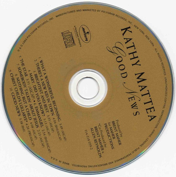 Kathy Mattea : Good News (Album)