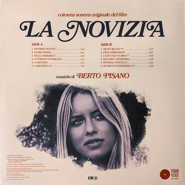 Berto Pisano : La Novizia (LP,Album,Limited Edition)