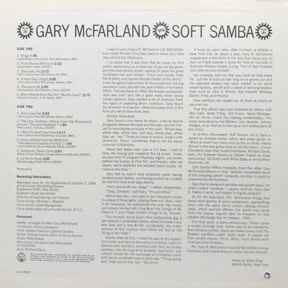 Gary McFarland : Soft Samba (LP,Album,Mono)