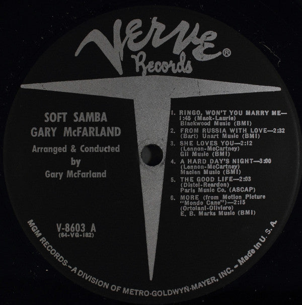 Gary McFarland : Soft Samba (LP,Album,Mono)