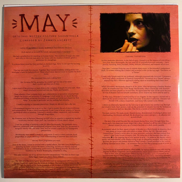 Jammes Luckett : May (Original Motion Picture Soundtrack) (LP,45 RPM)
