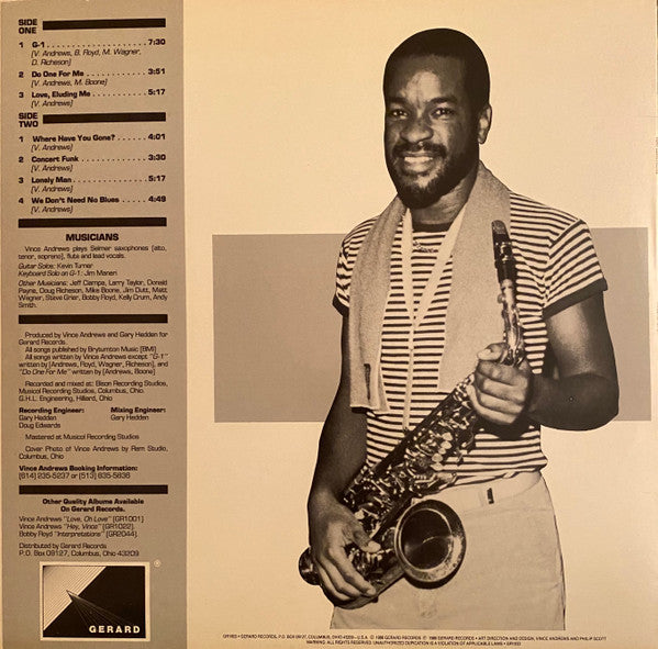 Vince Andrews (2) : Very Convincing (LP,Album)